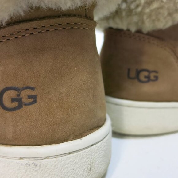 UGG Australia Olive High-Top Sneaker Boots Women’s Footwear Shoes Botas Size 7 - Picture 2 of 7